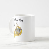 Franse Hoorn Custom Mok Hornist Messing Muzikant G (Voorkant links)
