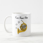 Franse Hoorn Custom Mok Hornist Messing Muzikant G (Links)
