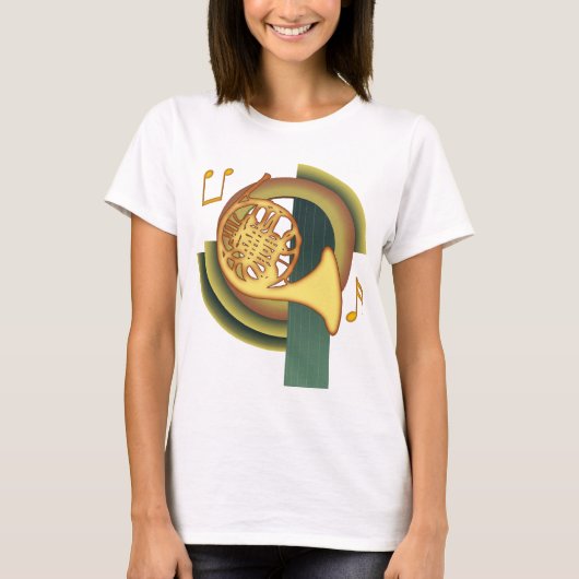 Franse Hoorn Deco T-shirt (Voorkant)