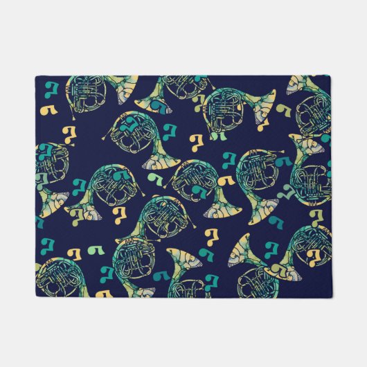 Franse hoorn deurmat (Voorkant)