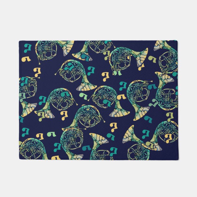 Franse hoorn deurmat (Voorkant)