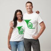 Franse hoorn - Grass Green T-shirt (Unisex)