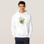 Franse hoorn hoodie (Voorkant volledig)