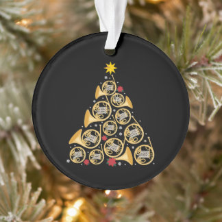 Franse Hoorn Kerstboom Vakantie Kerstmis Vakantie Ornament