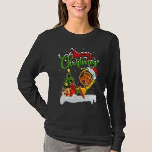 Franse Hoorn Kerstversiering Franse Hoorn Kerstmis T-shirt