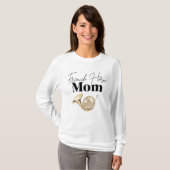 "Franse hoorn mam: een symfonie van liefde" T-shirt (Voorkant volledig)