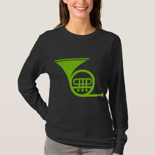 Franse hoorn - Martian Green T-shirt