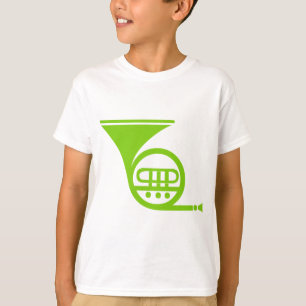 Franse hoorn - Martian Green T-shirt