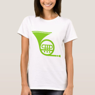 Franse hoorn - Martian Green T-shirt