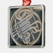 Franse hoorn metalen ornament (Links)