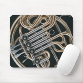 Franse hoorn muismat (Met muis)