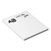 Franse hoorn notitieblok (Schuin)