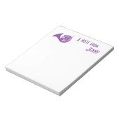 Franse hoorn notitieblok (Linkerzijde)