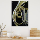 Franse hoorn poster (Keuken)
