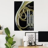 Franse hoorn poster (Thuiskantoor)