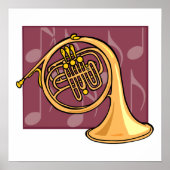 Franse hoorn poster (Voorkant)