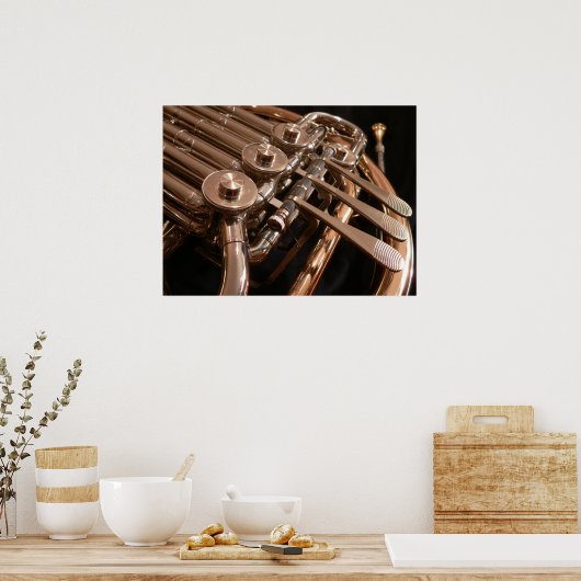 Franse hoorn poster (Keuken)