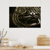 Franse hoorn poster (Keuken)