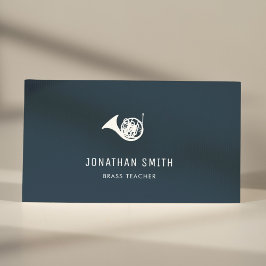 Franse hoorn professionele messing leraar marine b visitekaartje