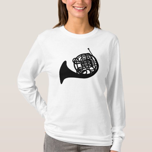 Franse hoorn t-shirt (Voorkant)