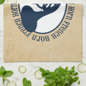 Franse hoorn theedoek (Gevouwen)