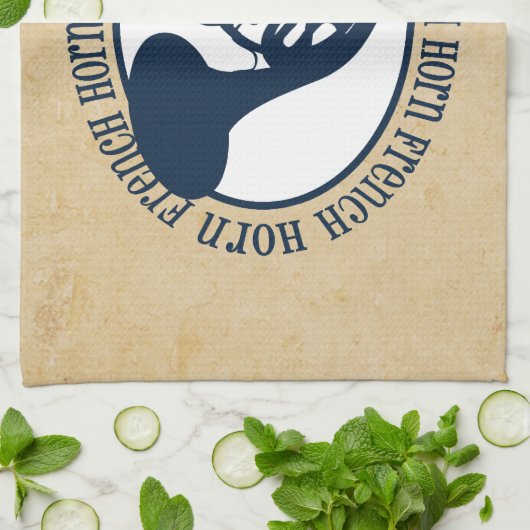 Franse hoorn theedoek (Gevouwen)