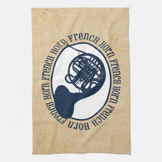 Franse hoorn theedoek (Verticaal)