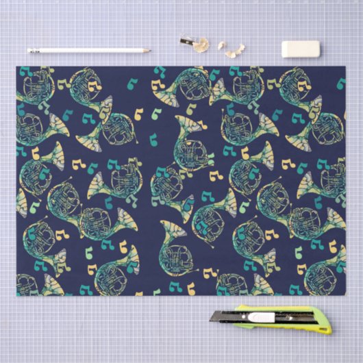 Franse hoorn tissuepapier (Craft)