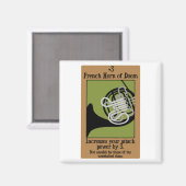 Franse Hoorn van Doom Magneet (Voorkant / Achterkant)