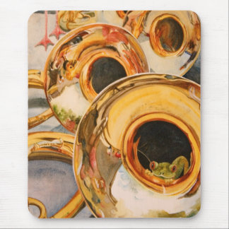 Franse horens musicus Funny Frog Escape Artist Muismat