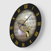 Franse Horn ~ Achtergrond "The Musical Planet" * ~ Grote Klok (Hoek)