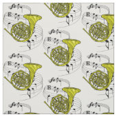 Franse Horn Fabric Stof (Swatch)