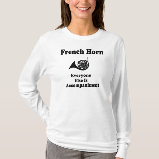 Franse Horn Gift T-shirt (Voorkant)