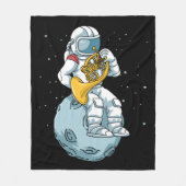 Franse Horn Gifts Mannen Brass Music Franse Horn Fleece Deken (Voorkant)