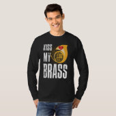 Franse Horn Kiss My Brass Idea T-shirt (Voorkant volledig)