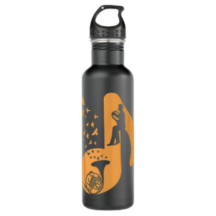 Franse Horn Musical Note French Horn Lover3 Waterfles