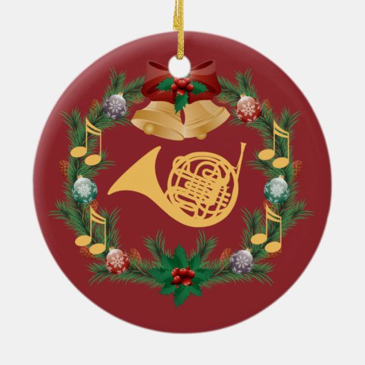 Franse Horn Ornament (Achterkant)