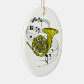 Franse Horn Ornament (Rechts)