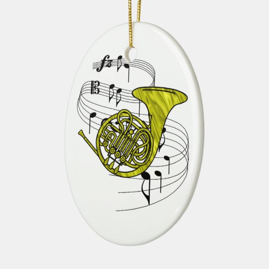 Franse Horn Ornament (Links)