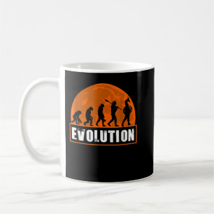 Franse Horn Player, Funny French Horn Evolution4 Koffiemok