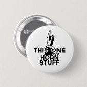 Franse Horn Stuff - Funny French Horn Music Ronde Button 5,7 Cm (Voorkant /achterkant)
