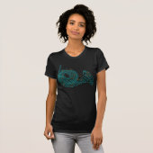 Franse Horn Womens T-Shirt (Voorkant volledig)