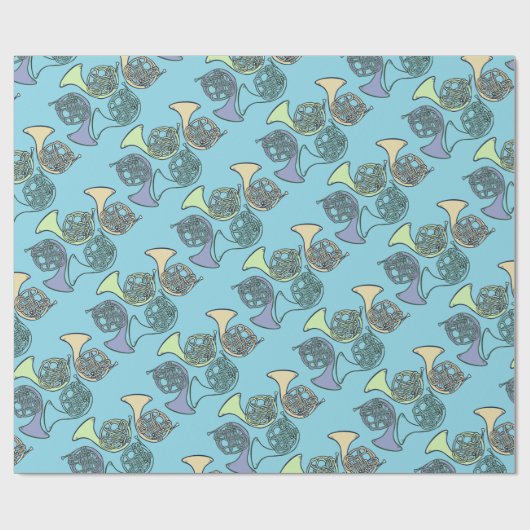 Franse Horns Band Class Cadeaupapier (Vlak)