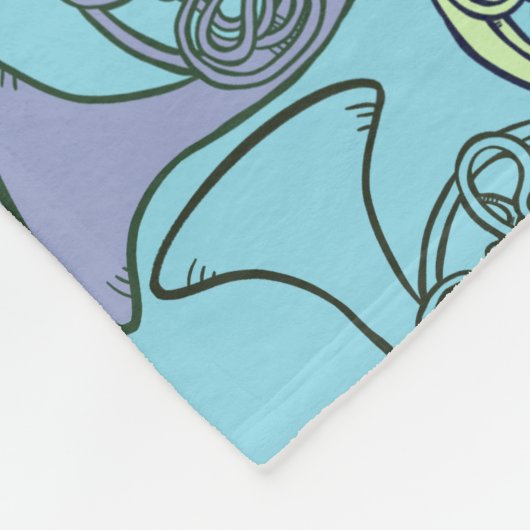 Franse Horns Band Class Fleece Deken (Hoek)