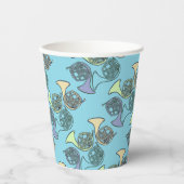 Franse Horns Band Class Papieren Bekers (Voorkant)