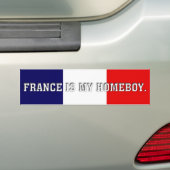 Franse huisjongen bumpersticker (Op auto)