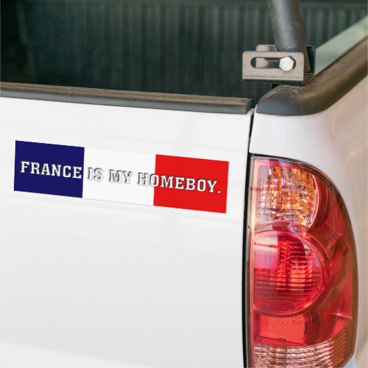 Franse huisjongen bumpersticker (Op Truck)