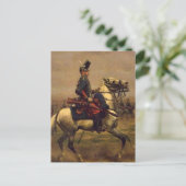 Franse Hussar Briefkaart (Staand voorkant)