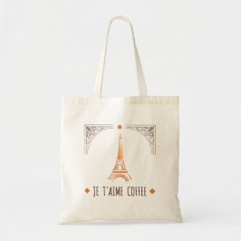 Franse I Love Coffee Bag Tote Bag