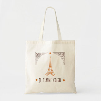 Franse I Love Coffee Bag Tote Bag